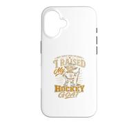 I Raised My Hockey Goat Proud Rink Mom Design Case for iPhone 16