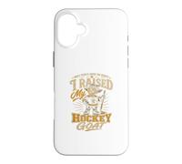 I Raised My Hockey Goat Proud Rink Mom Design Case for iPhone 16 Plus