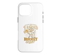 I Raised My Hockey Goat Proud Rink Mom Design Case for iPhone 16 Pro Max
