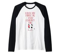 I Ran My First 5k and I Didn't Die Raglan Baseball Tee