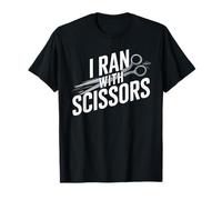 I Ran With Scissors Shirt Funny Running T Shirt T-Shirt