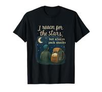 I Reach for The Stars But Always Pack Snacks Graphic T-Shirt