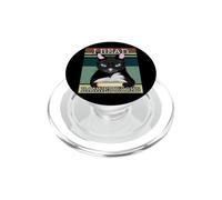 I Read Banned Book Funny Book Lover Retro Cat Read Books PopSockets PopGrip for MagSafe