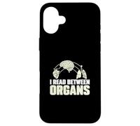 I Read Between Organs Funny Mortuary Science An Autopsy Tech Case for iPhone 16 Plus