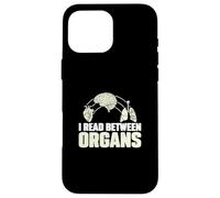 I Read Between Organs Funny Mortuary Science An Autopsy Tech Case for iPhone 16 Pro Max