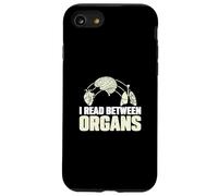 I Read Between Organs Funny Mortuary Science An Autopsy Tech Case for iPhone SE (2020) / 7/8