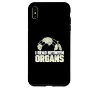 I Read Between Organs Funny Mortuary Science An Autopsy Tech Case for iPhone XS Max