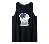 I Read Cards What's Your Superpower Tarot Design Tank Top
