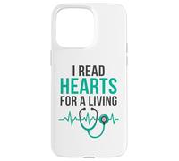 I Read Hearts For A Living Funny Nurse EKG Rhythm Case for iPhone 15 Pro Max
