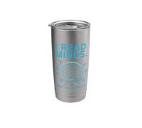 I Read Minds But Clinically Psychology Brain Stainless Steel Insulated Tumbler