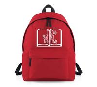 I Read Past My Bed Time Backpack Rucksack 18L Bag - 42 x 31 x 21cm