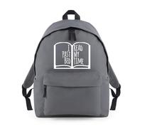 I Read Past My Bed Time Backpack Rucksack 18L Bag - 42 x 31 x 21cm