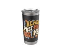 I Read Past My Bedtime Book Lover Bookworm Reader Librarian Stainless Steel Insulated Tumbler