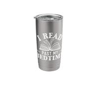 I Read Past My Bedtime - Book Lover Reading Bookworm Reader Stainless Steel Insulated Tumbler