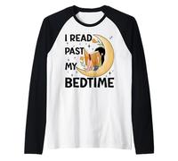 I read past my bedtime - Book Lovers Reader Reading Bookworm Raglan Baseball Tee
