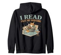 I Read Past My Bedtime Book Reader Book Nerd Book Reading Zip Hoodie
