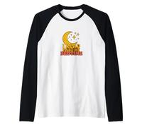 I Read Past My Bedtime Crescent Moon Bookish Night Reader Raglan Baseball Tee