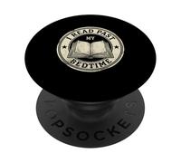 I Read Past My Bedtime Funny Book Lover Reader PopSockets Adhesive PopGrip