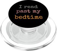 I Read Past My Bedtime Reading Book Lover PopSockets PopGrip for MagSafe