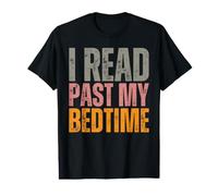 I Read Past My Bedtime Reading Book Lover Value Graphic T-Shirt