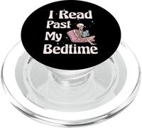 I Read Past My Bedtime Reading Skeleton Book Lover PopSockets PopGrip for MagSafe