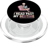I Read Past My Bedtime Reading Skeleton Book Lover PopSockets PopGrip for MagSafe