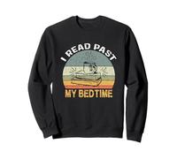 I Read Past My Bedtime Shirt Cute Quote Book Lover Vintage Sweatshirt