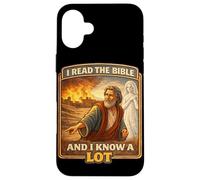 I Read The Bible And I Know A Lot Christian Studies Case for iPhone 16 Plus