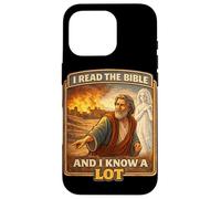 I Read The Bible And I Know A Lot Christian Studies Case for iPhone 16 Pro