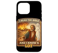 I Read The Bible And I Know A Lot Christian Studies Case for iPhone 16 Pro Max