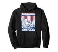 I Read the Constitution for the Articles Funny USA Law Joke Pullover Hoodie