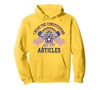 I Read the Constitution for the Articles Funny USA Law Joke Pullover Hoodie