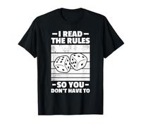 I Read The Rules Board Player Board Game Board Game T-Shirt