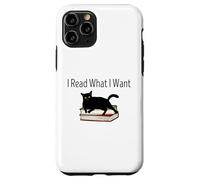 I Read What I Want Cat Funny Bookworms Reading Book Case for iPhone 11 Pro