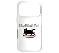 I Read What I Want Cat Funny Bookworms Reading Book Case for iPhone 17 Pro