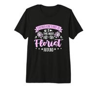 I Really Can't Help It Floral Designer Flower Shop Florist Premium T-Shirt