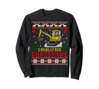 I Really Dig Christmas Ugly Crazy Holiday Sweatshirt