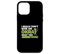 I Really Don't Give An Okra What You Think Funny Okra Lovers Case for iPhone 12 mini