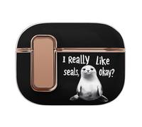 I Really Like Seals Cute Earbuds Case Compatible with Airpods Pro 2 Wireless Headphones Cover with Button Protector
