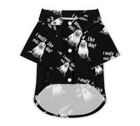 I Really Like Seals Funny Pet T-Shirt Soft Short Sleeve Button Down Dog Clothes for Cat Puppy