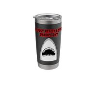 I Really Like Sharks Stainless Steel Insulated Tumbler