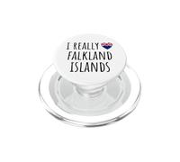 I Really Love Falkland Islands PopSockets PopGrip for MagSafe