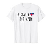 I Really Love Iceland Value Graphic T-Shirt, Men, White, S