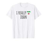 I Really Love Iran Value Graphic T-Shirt, Men, White, S