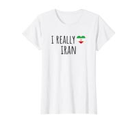 I Really Love Iran Value Graphic T-Shirt, Women, White, XL
