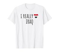 I Really Love Iraq Value Graphic T-Shirt, Men, White, L