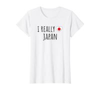 I Really Love Japan Value Graphic T-Shirt, Women, White, M