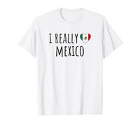 I Really Love Mexico Value Graphic T-Shirt, Men, White, L