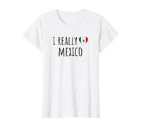I Really Love Mexico Value Graphic T-Shirt, Women, White, XS
