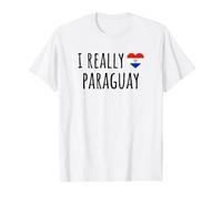 I Really Love Paraguay Value Graphic T-Shirt, Men, White, XL